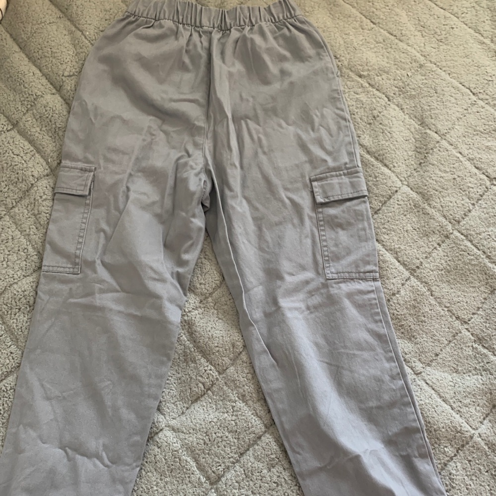 H&M Grey Cargo Pants - Picture 2 of 3